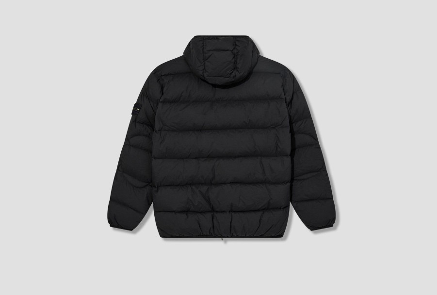 Clothing STONE ISLAND | Seamless Tunnel Nylon Down-Tc Garment Dyed 791543728 Black