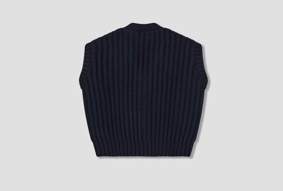 Clothing Maison Margiela | Cardigan S67Hp0012 S18346 Navy