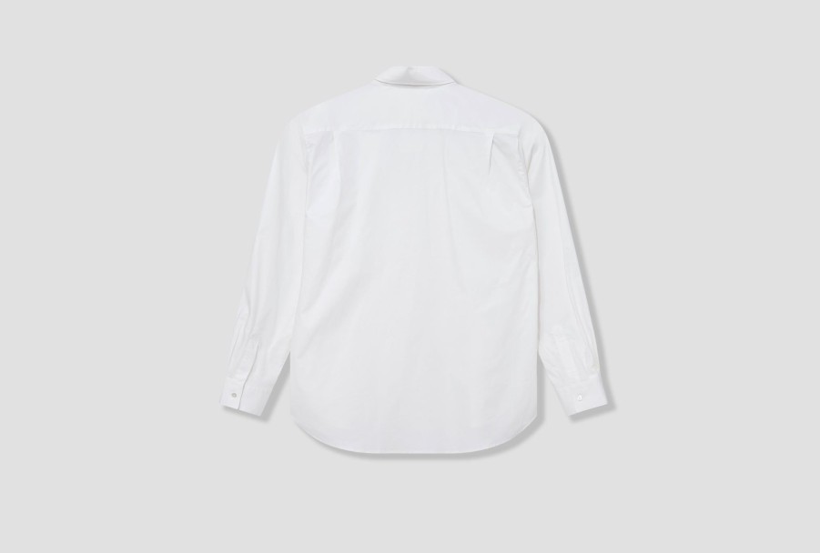 Clothing Acne Studios | Salo Long Sleeve Cotton Poplin Bb0512 White