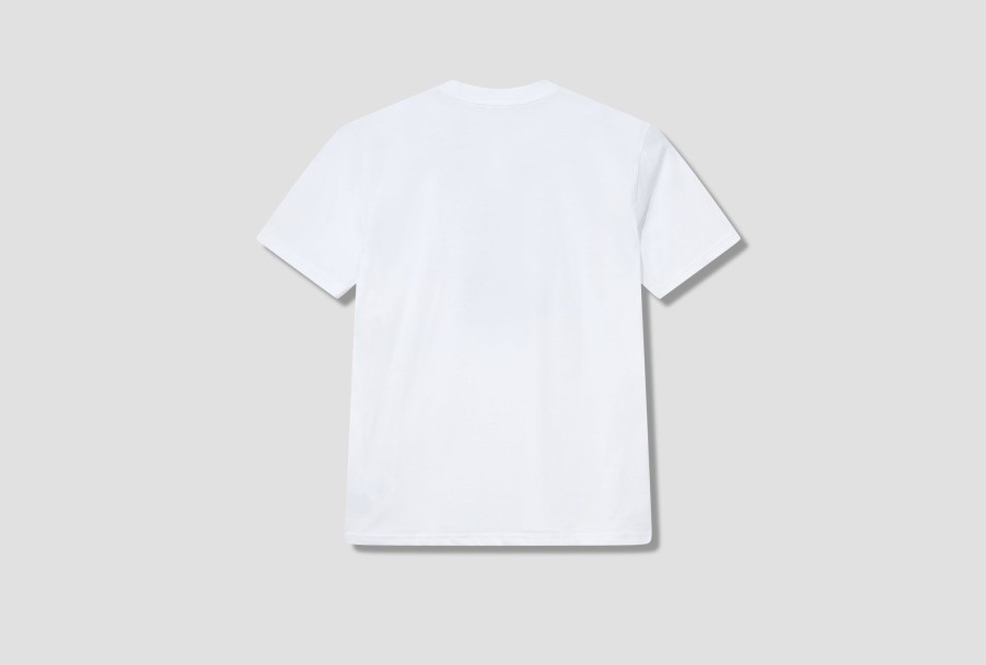 Clothing NORSE PROJECTS | Johannes Organic Cliff Print T-Shirt N01-0660 White