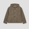 Clothing OUR LEGACY | Cropped Duffel-Peafowl Bath Wool M4231Cpp Khaki