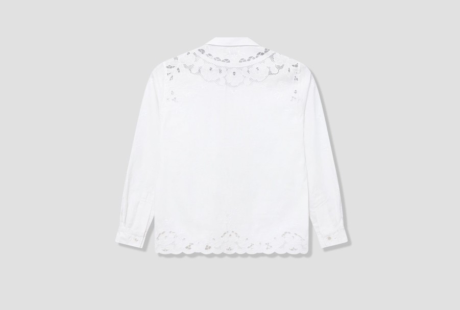 Clothing BODE | Ooak Linen Cutwork Ls Mrsh000157 Off White