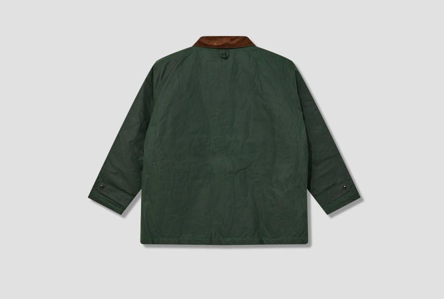 Clothing Drake’s | Waxed Coverall Dr2A1O 21591-03 Green