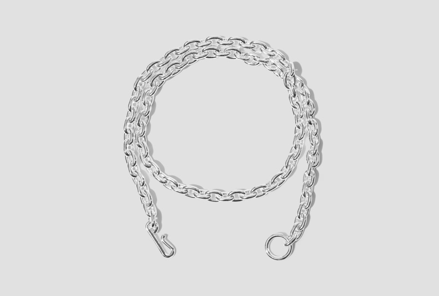 Accessories All Blues™ | Standard Necklace Thin 52 Cm.-Polished/Sterling 101746-L Silver