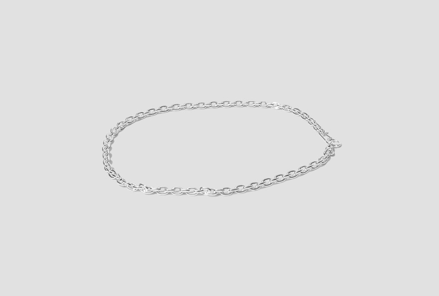 Accessories All Blues™ | Standard Necklace Thin 52 Cm.-Polished/Sterling 101746-L Silver