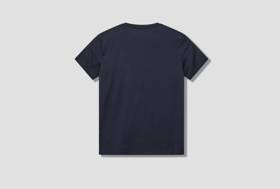 Clothing MONCLER | Archivio-Ss T-Shirt I2 091 8C000 48 8390Y Blue