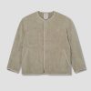 Clothing DANTON | Fleece Collarless Jacket-Fleece #Jd-8939 Beige