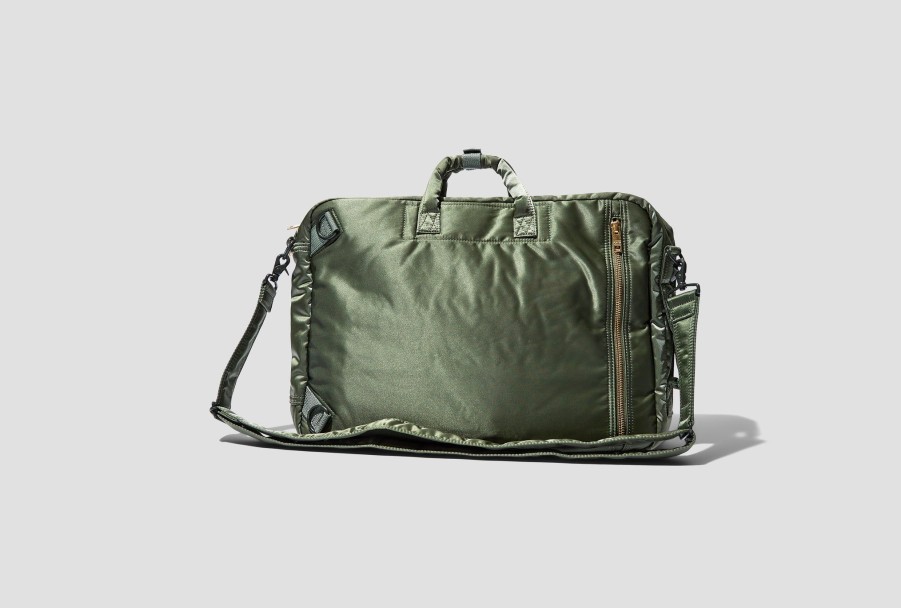 Accessories PORTER - YOSHIDA & Co. | Tanker-3Way Briefcase 622-79308 Green