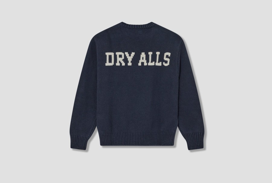 Clothing HUMAN MADE | Dachs Knit Sweater Hm26Cs038 Navy