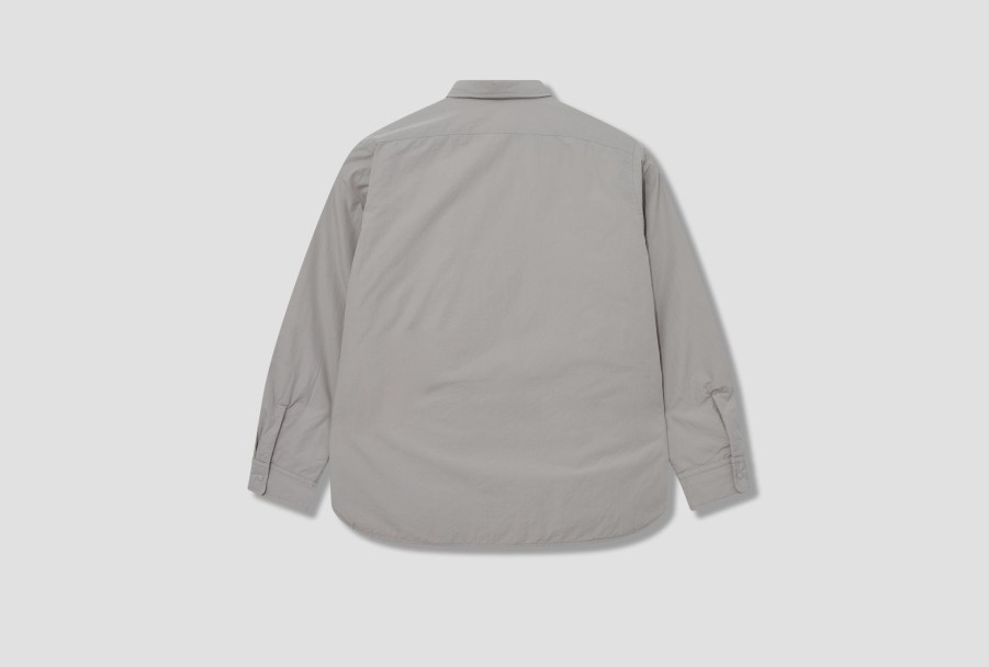 Clothing nanamica | Insulation Shirt Jacket Suaf355E Light Grey