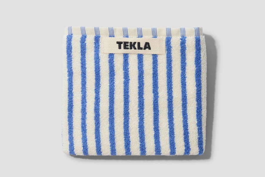 Lifestyle TEKLA | Guest Towel-Terry Sailor Stripes 30X50 Blue