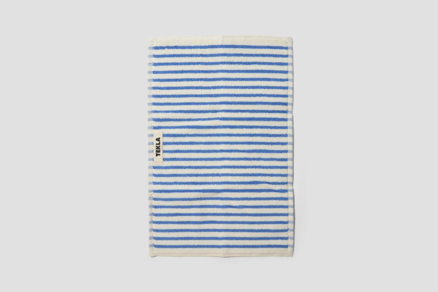 Lifestyle TEKLA | Guest Towel-Terry Sailor Stripes 30X50 Blue