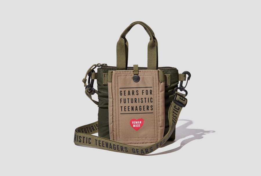 Accessories HUMAN MADE | Mini Helmet Bag Hm25Gd028 Olive