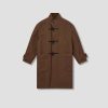 Clothing LEMAIRE | Maxi Duffle Coat-Wool Duffle Co1027 Lf1136 Brown