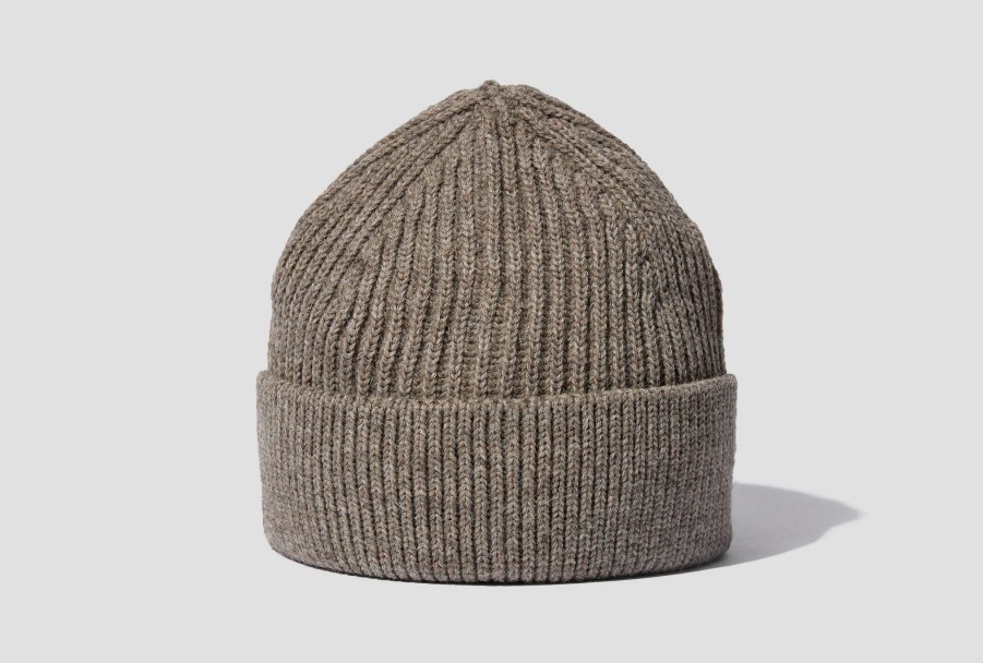 Accessories ANDERSEN-ANDERSEN | Beanie Medium-G5/Undyed Yarn Light Brown