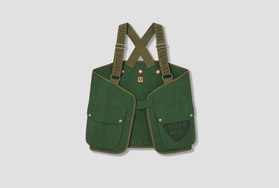 Clothing HUMAN MADE | Hunting Vest Hm25Jk015 Green