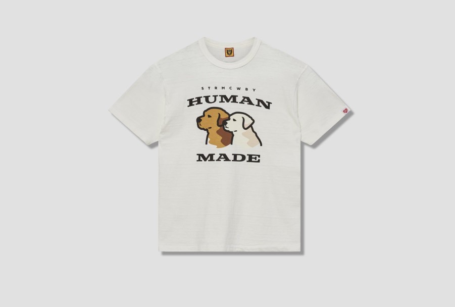 Clothing HUMAN MADE | Graphic T-Shirt #12 Hm25Te013 White