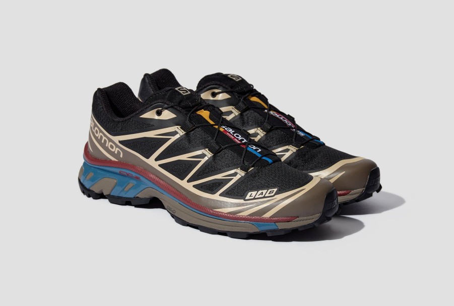 Shoes SALOMON | Xt-6-Black/Falcon/Cow Hide L47293800