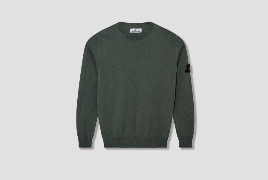 Clothing STONE ISLAND | Raw Hand Organic Cotton 8015528D3 Green