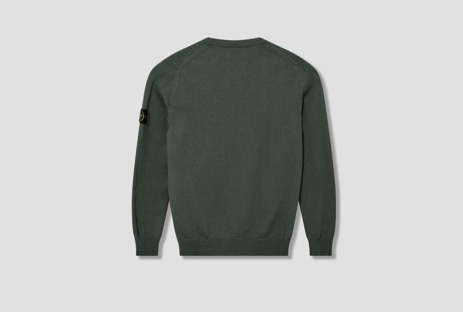 Clothing STONE ISLAND | Raw Hand Organic Cotton 8015528D3 Green