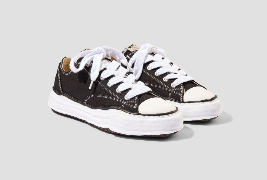 Shoes Maison MIHARA YASUHIRO | Peterson Low-Original Sole Canvas Low-Top Sneaker A01Fw702 Black