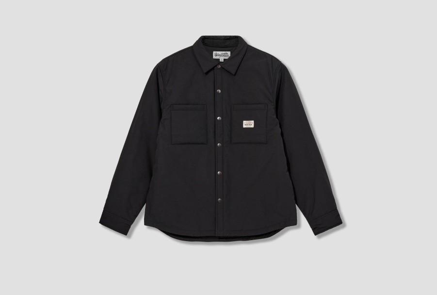 Clothing Stüssy | Padded Tech Over Shirt 1110275 Black