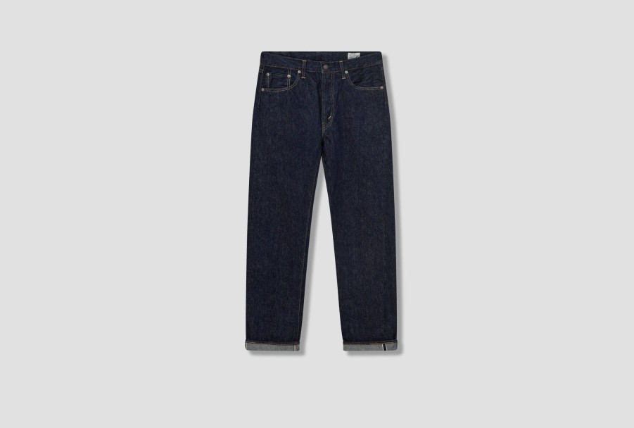 Clothing orSlow | 107 Ivy Fit-13.7Oz Original Selvedge Denim/One Wash 01-0107-81 Blue