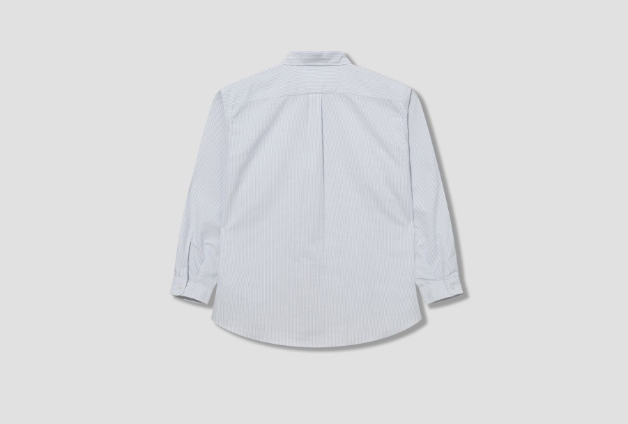 Clothing DANTON | Dot Button B.D Shirt-Coolmax T/C Oxford #Dt-B0116 Cmx White