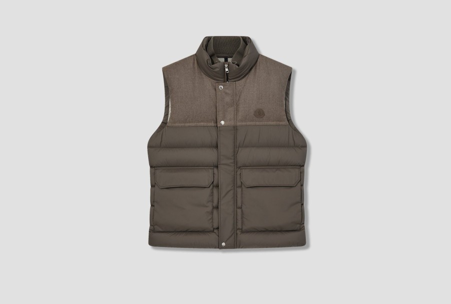 Clothing MONCLER | Edit-Rance Vest I2 091 1A001 35 596K7 Light Brown