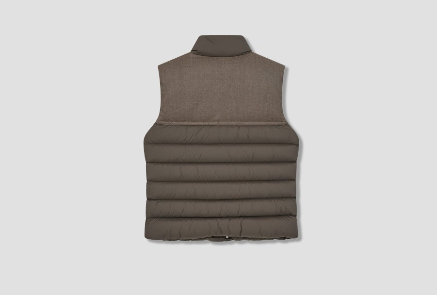 Clothing MONCLER | Edit-Rance Vest I2 091 1A001 35 596K7 Light Brown