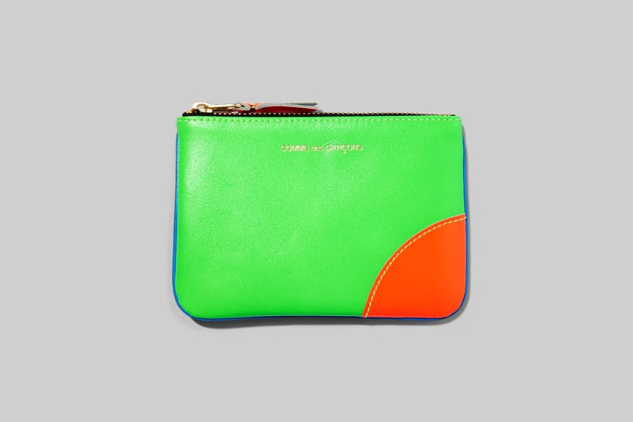 Accessories COMME des GARÇONS WALLET | Comme Des Garcons Super Fluo Sa8100Sf Blue