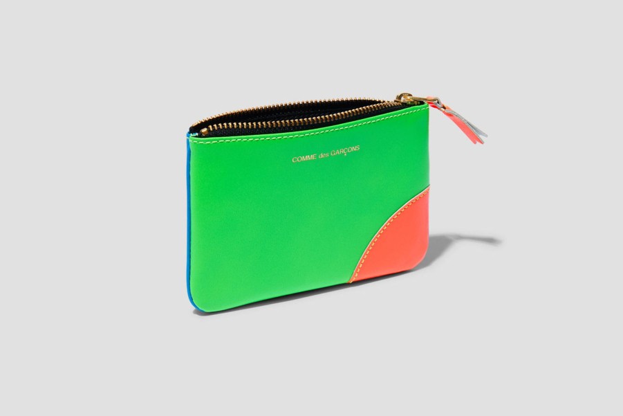 Accessories COMME des GARÇONS WALLET | Comme Des Garcons Super Fluo Sa8100Sf Blue