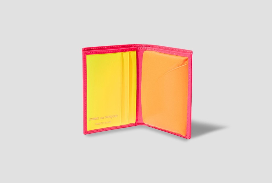 Accessories COMME des GARÇONS WALLET | Comme Des Garcons Super Fluo Sa0641Sf Pink