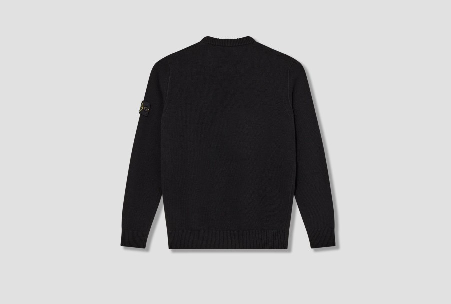 Clothing STONE ISLAND | Lambswool 7915508A3 Black