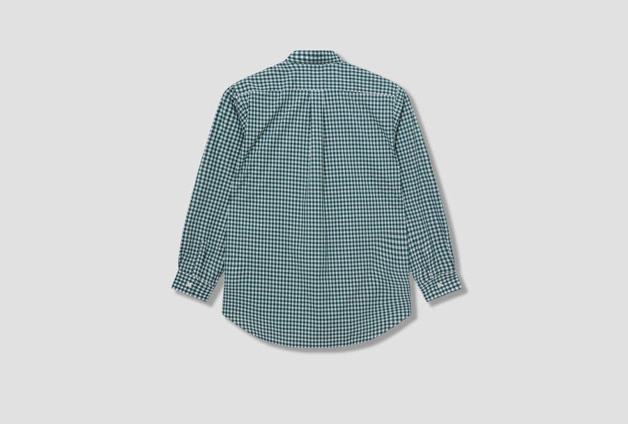 Clothing COMME des GARÇONS SHIRT | Forever-Yarn Dyed Cotton Gingham/Wide Classic Fz-B010-Per Green