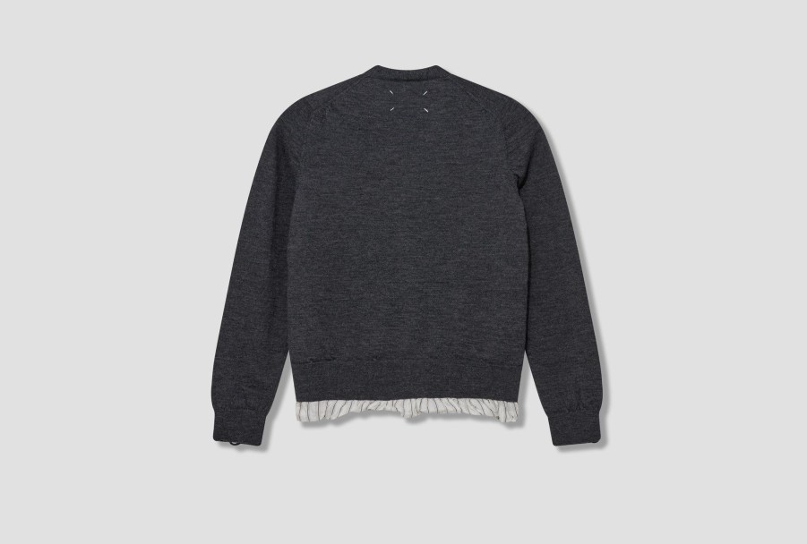 Clothing Maison Margiela | Pullover Si1Ha0006 S17784 Dark Grey