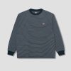 Clothing DANTON | Stripe Long Sleeve T-Shirt-T/C Open End Jersey #Dt-C0200 Tcb Green