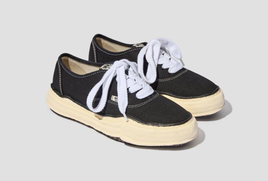 Shoes Maison MIHARA YASUHIRO | Baker-Original Vintage Color Sole Canvas Low-Top Sneaker A09Fw735 Black