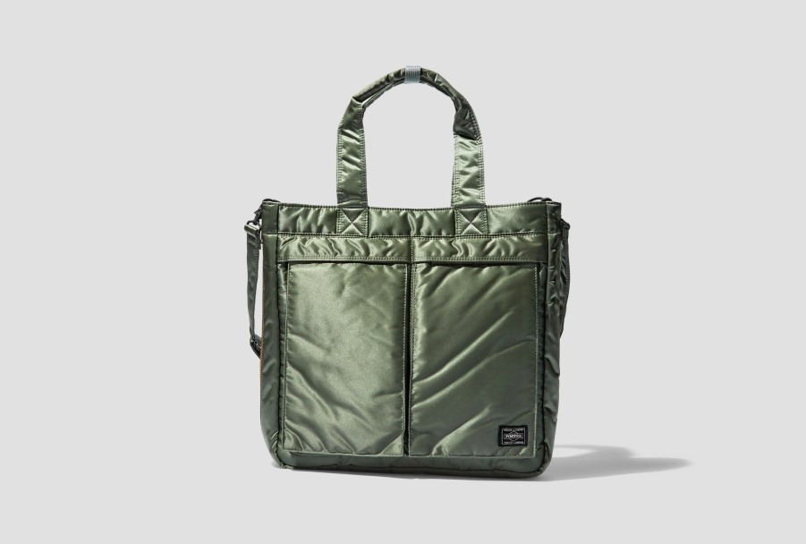 Accessories PORTER - YOSHIDA & Co. | Tanker-2Way Tote Bag 622-66673 Green