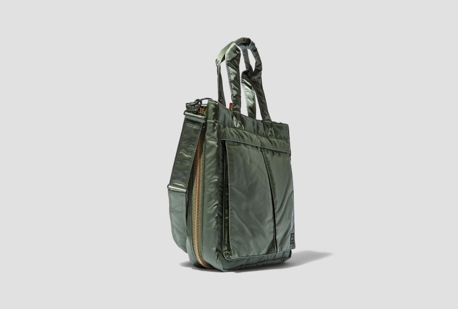 Accessories PORTER - YOSHIDA & Co. | Tanker-2Way Tote Bag 622-66673 Green