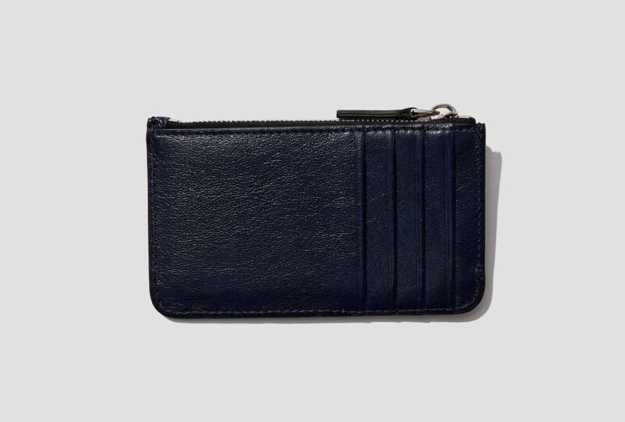 Accessories MARNI | Cc Holder 4 Cc W/Zip Pfmi0053U0 P2644 Navy