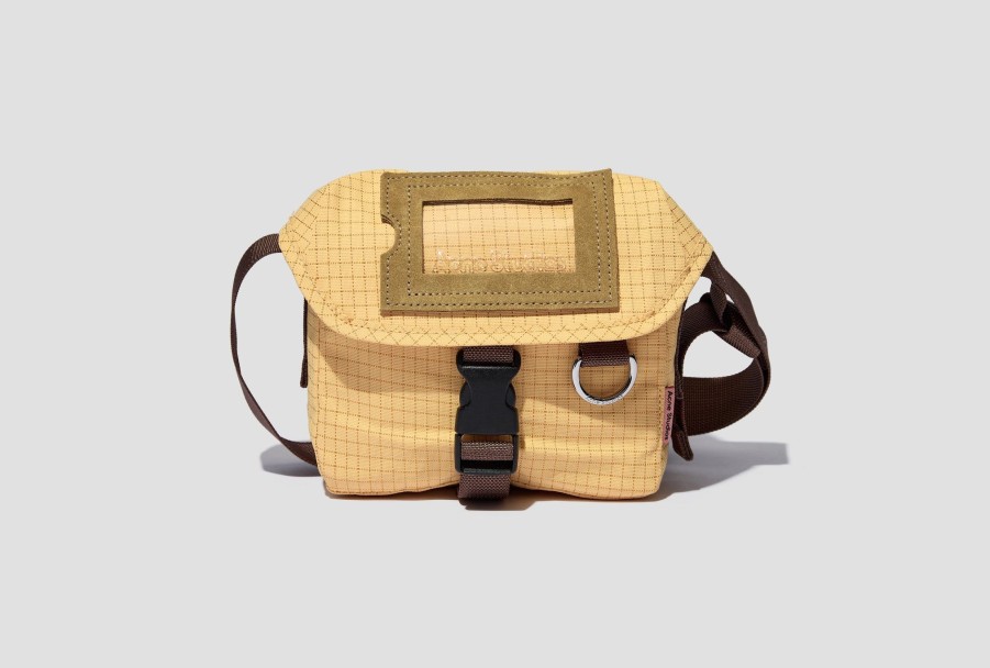 Accessories Acne Studios | Messenger Mini Post Ripstop Suede C10140 Yellow