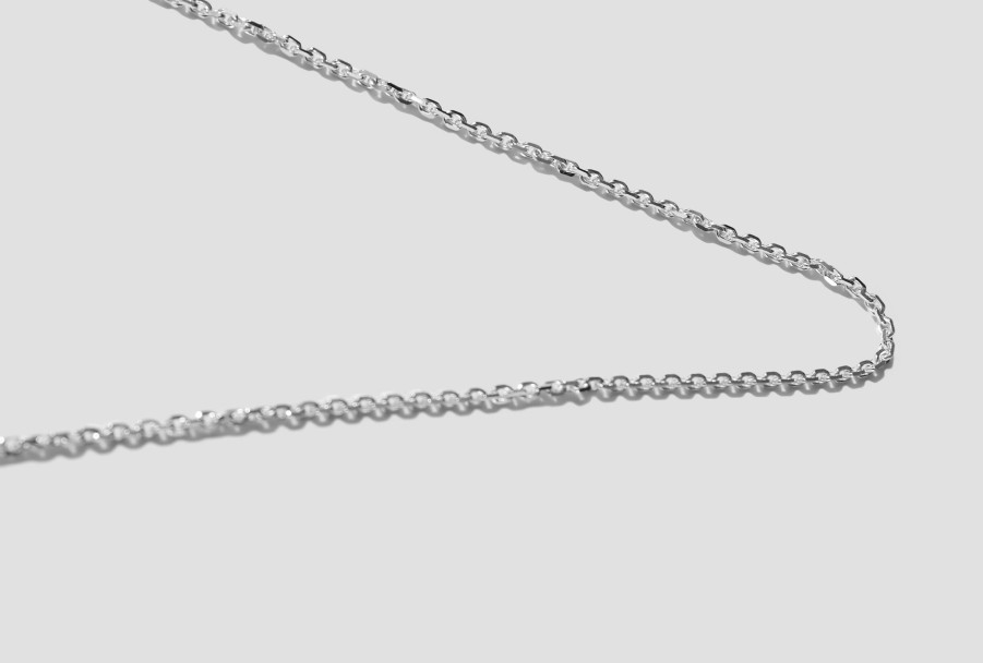 Accessories All Blues™ | String Necklace 60 Cm.-Polished/Sterling 101361 Silver