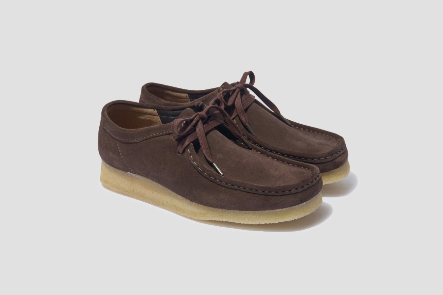 Shoes CLARKS ORIGINALS | Wallabee Suede 26156606 Dark Brown