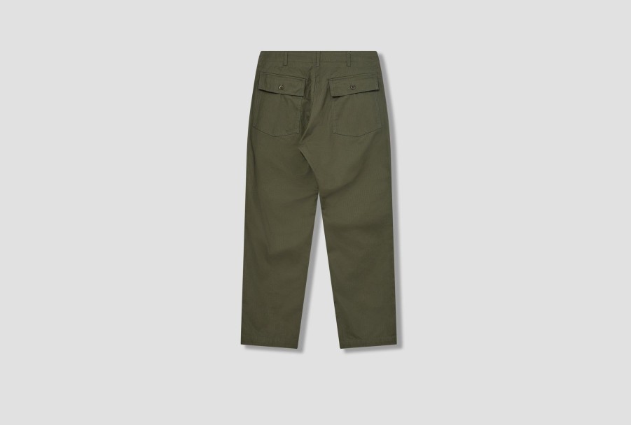 Clothing ENGINEERED GARMENTS | Fatigue Pant-Olive Cotton Herringbone Twill Ct068/23F1F004