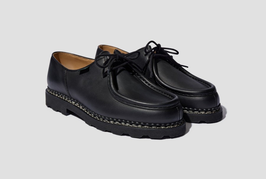 Shoes Paraboot | Michael/Marche Ii Noire-Lisse Noir 715604 Black