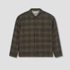 Clothing OUR LEGACY | Box Shirt-Mirage Wax Check M4232Amw Green