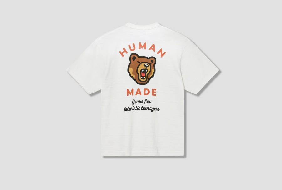 Clothing HUMAN MADE | Pocket T-Shirt #1 Hm25Cs040 White