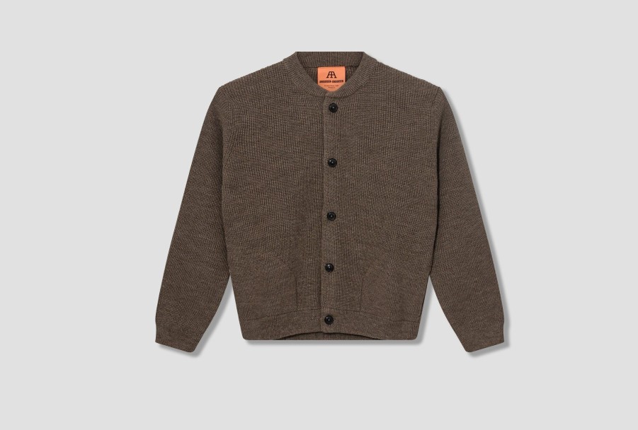 Clothing ANDERSEN-ANDERSEN | Skipper Jacket-G7/Undyed Yarn Light Brown