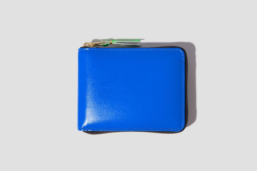 Accessories COMME des GARÇONS WALLET | Comme Des Garcons Super Fluo Sa7100Sf Blue